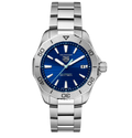 TAG Heuer Aquaracer Professional 200 Solargraph Watch with a Blue Dial
