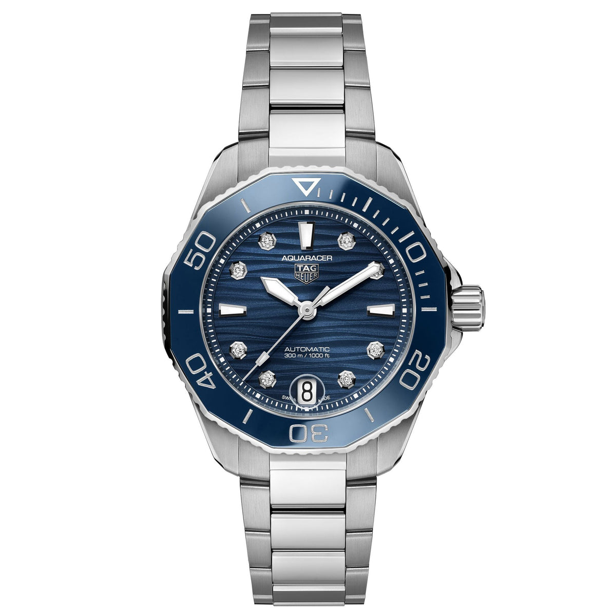 TAG Heuer Ladies' Aquaracer Professional 300, 36mm with Blue Diamond Dial