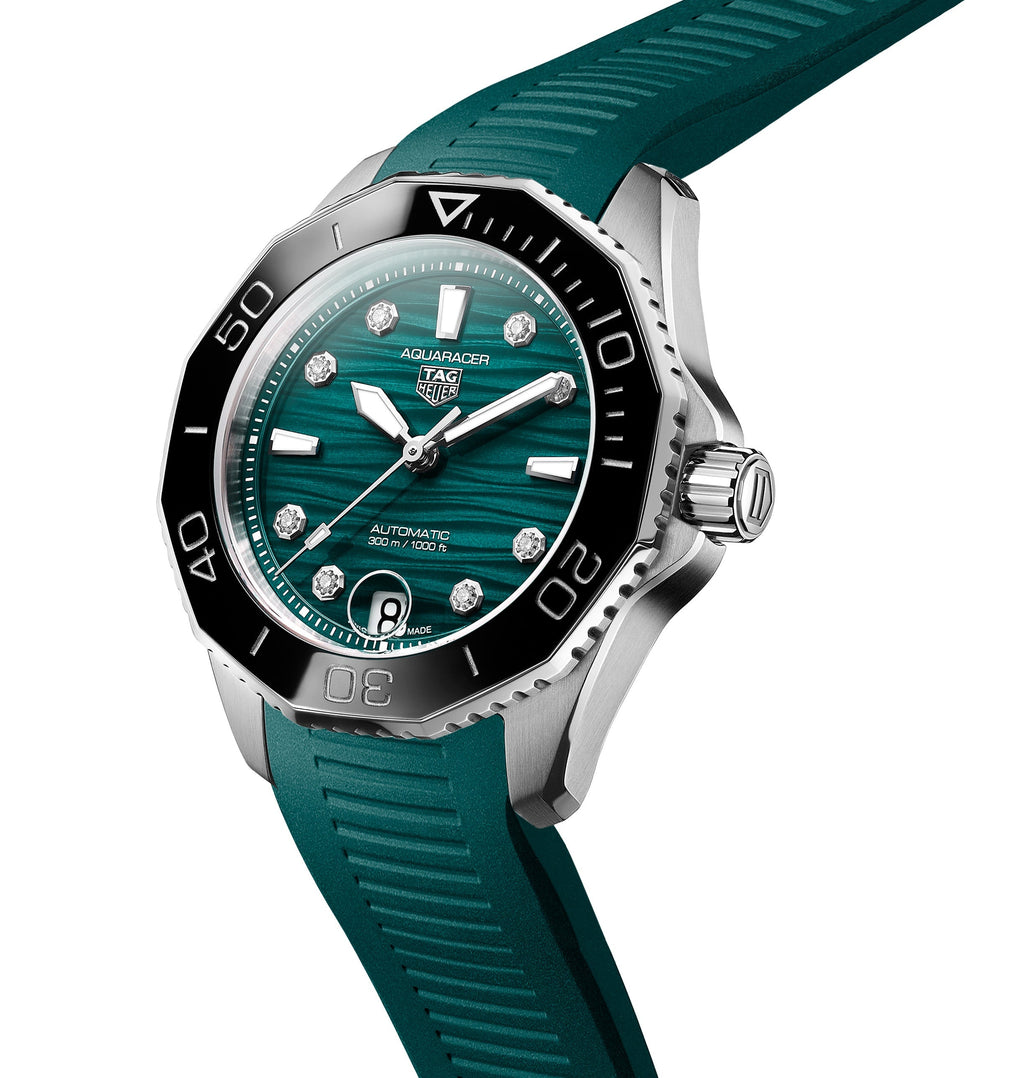 TAG Heuer Aquaracer Professional 300 Date with Teal Dial