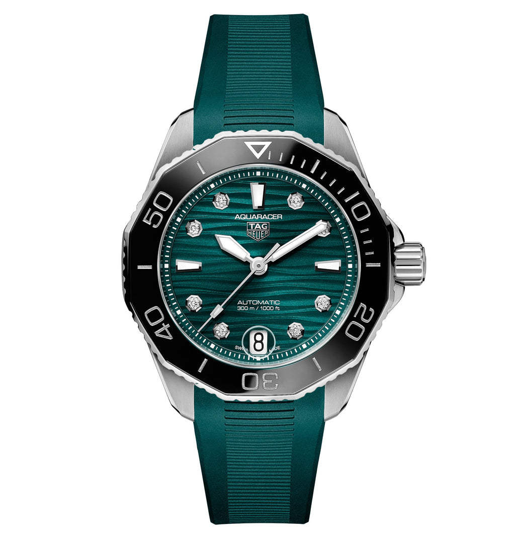 TAG Heuer Aquaracer Professional 300 Date with Teal Dial