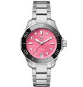 TAG Heuer Aquaracer Professional 300 Watch with a Pink Dial