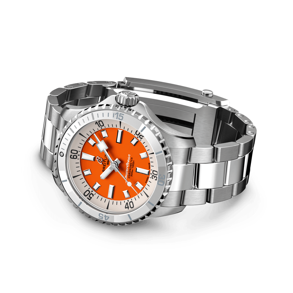 Breitling Superocean Orange Watch, 36mm