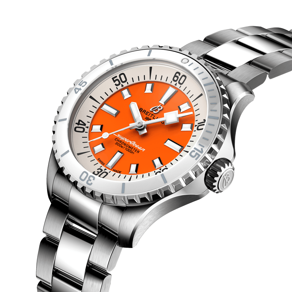 Breitling Superocean Orange Watch, 36mm
