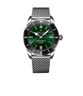 Breitling Superocean Heritage Watch with Green Dial, 42mm