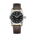 Longines Spirit Collection 40mm Black Dial Brown Leather Gent's Watch