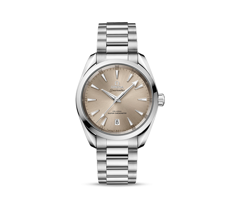 OMEGA Seamaster Aqua Terra 150m Co-Axial Master Chronometer, 38mm with Sandstone Dial