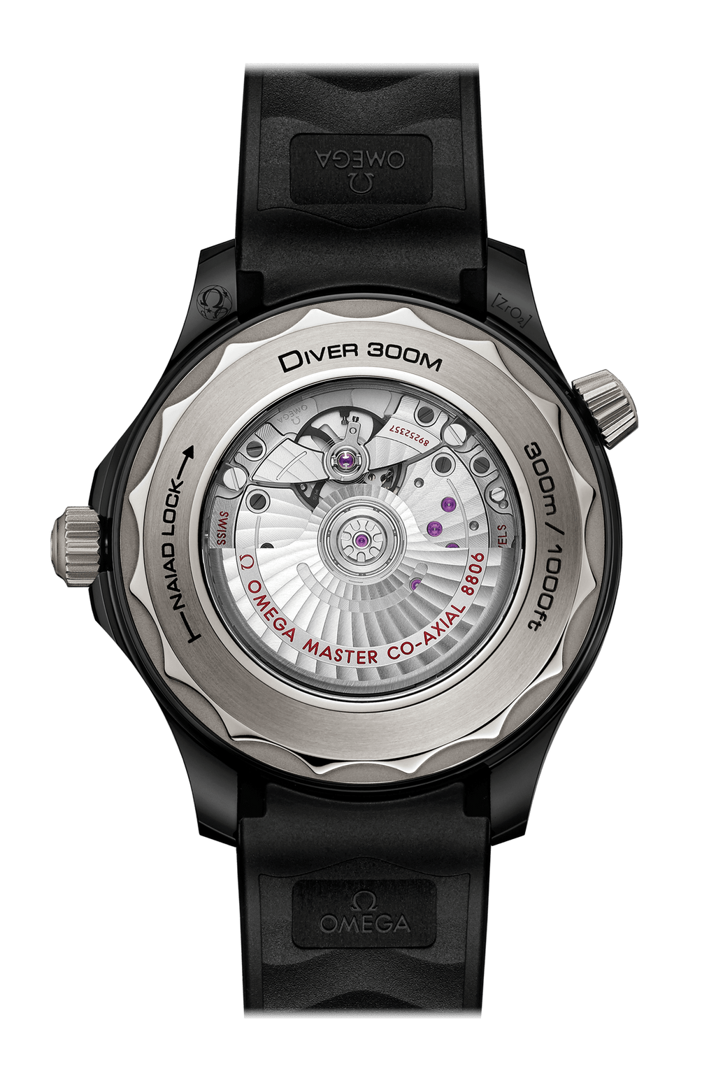 OMEGA Seamaster Diver 300m Co-Axial Master Chronometer 43.5mm, Black Rubber