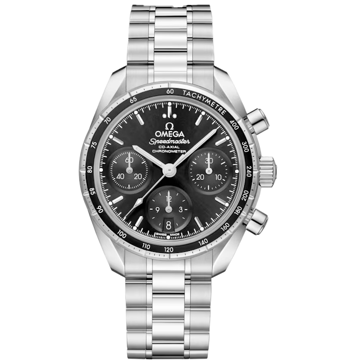 OMEGA Speedmaster, 38mm with Black Dial