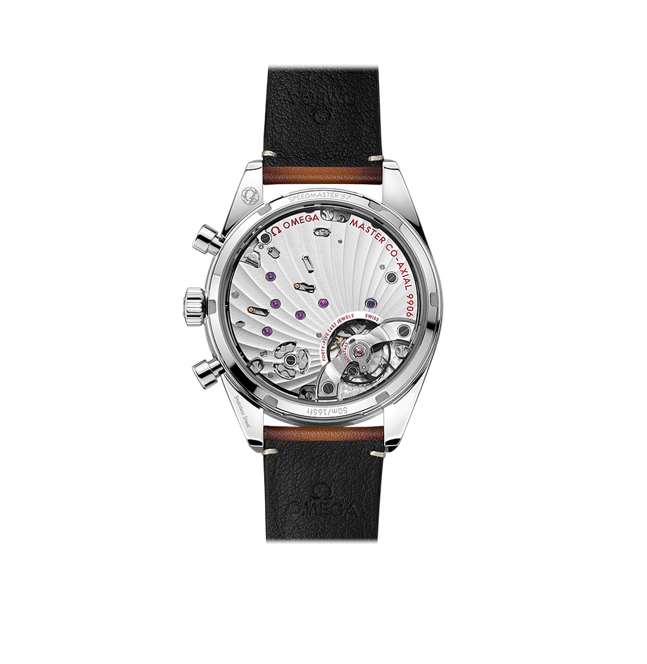 OMEGA Speedmaster '57 Co-Axial Master Chronometer Chronograph, 40.5mm on Brown Strap