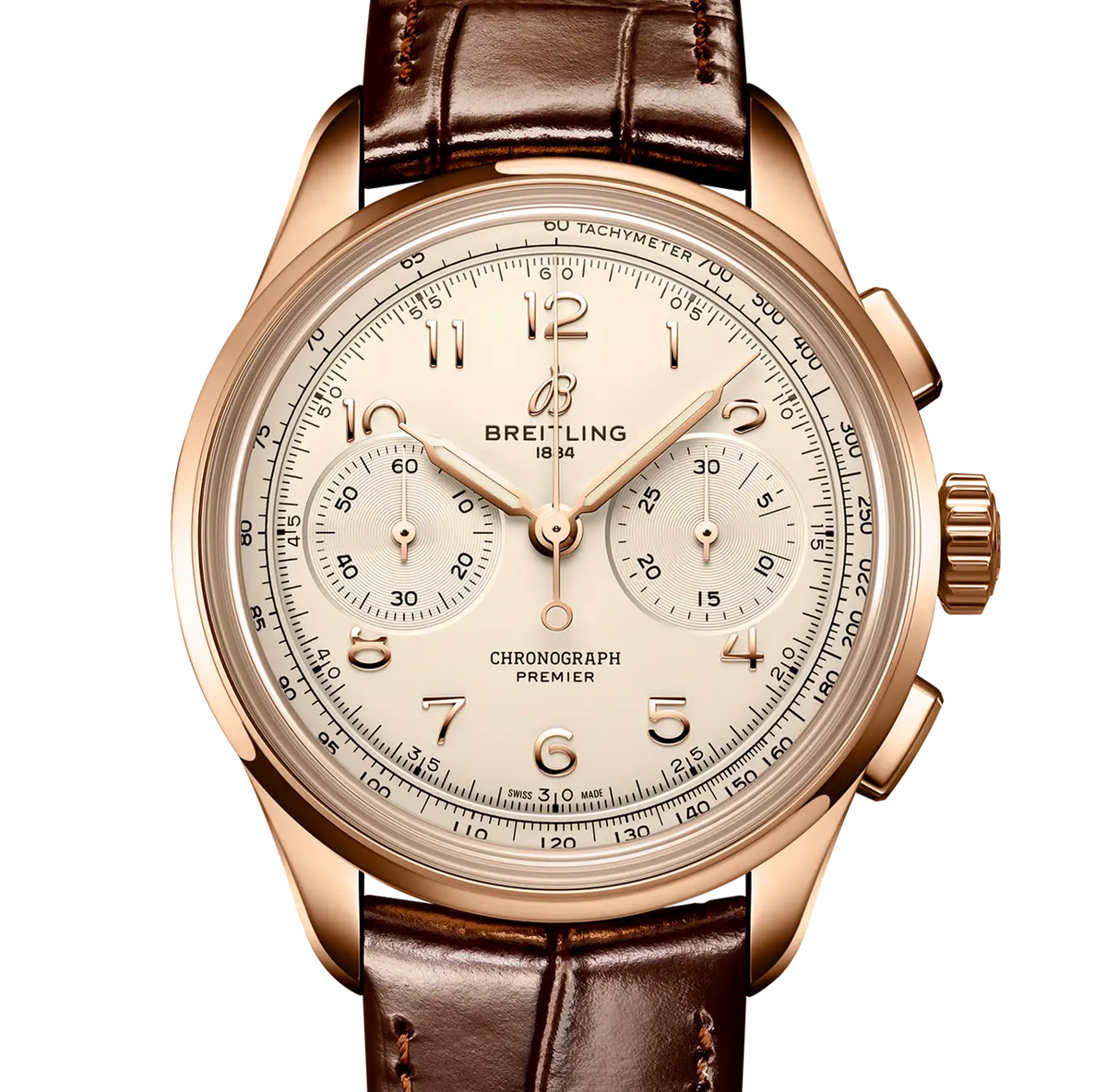 Breitling Premier B09 Chronograph 40 Watch with Cream Dial