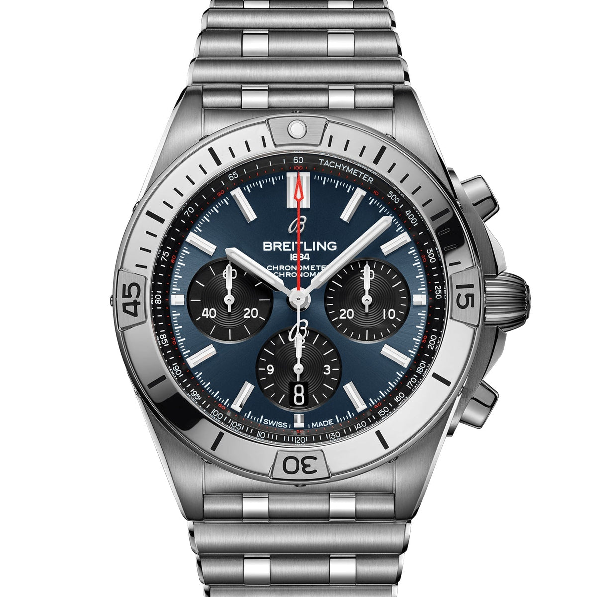 Breitling Chronomat B01 42 Steel with Blue Dial