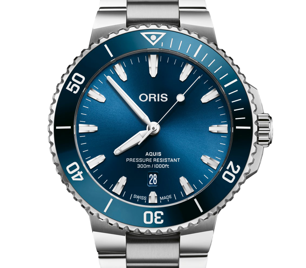 Oris Aquis Date Watch with Stainless Steel Bracelet, 43.50mm