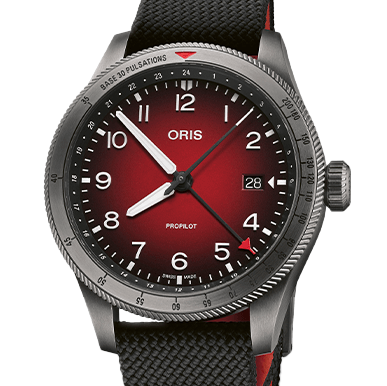 Oris ProPilot GMT Watch with Textile Strap, 41.50mm